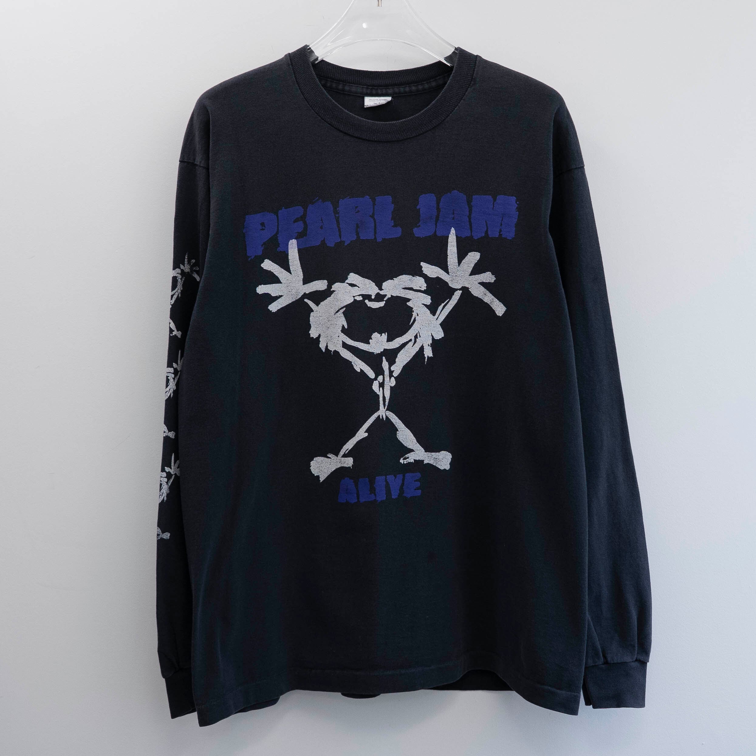 Pearl Jam " Alive L/S " Cut Tag XL【A2-142】