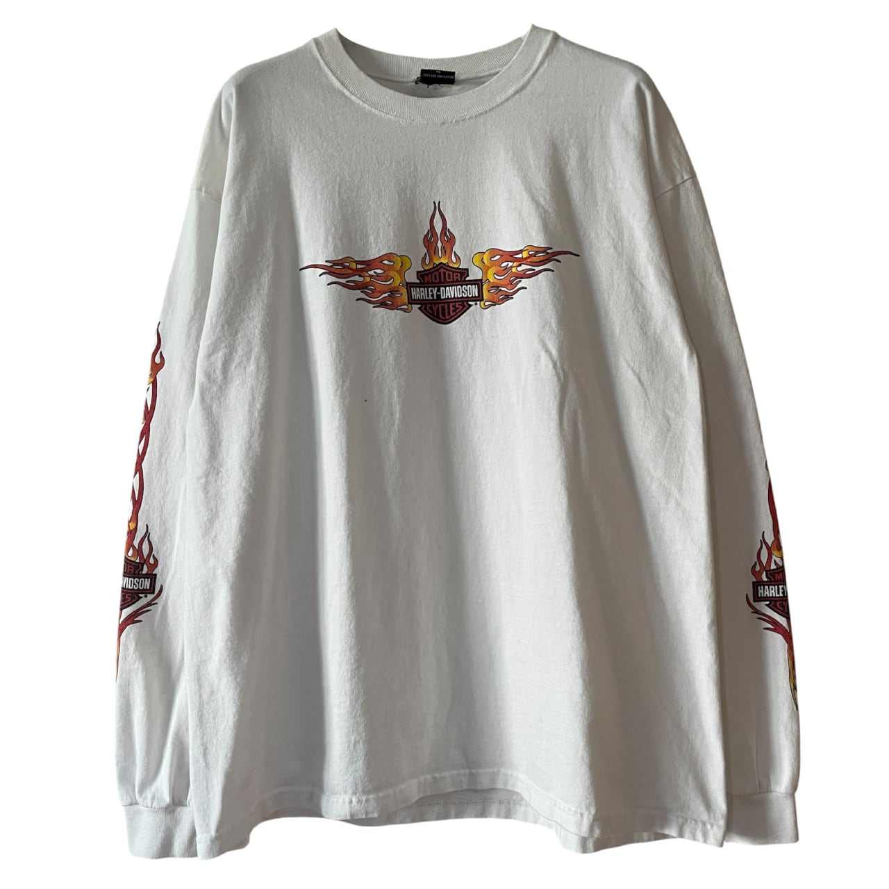 トップス HARLEY-DAVIDSON flame Y2K Harley Davidson Y2K Flame Emblem Logo L/S Tee | Vintage High Line
