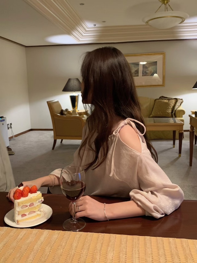 (予約) pretty young thing / Holiday blouse 3color