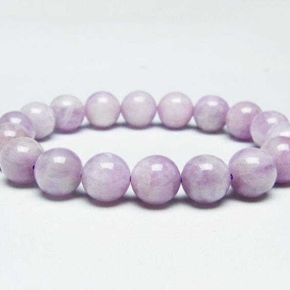 クンツァイト ブレスレット 11mm ミルキークンツァイト ブレス 一点物 メール便可 [M便 1/10] 111-46415