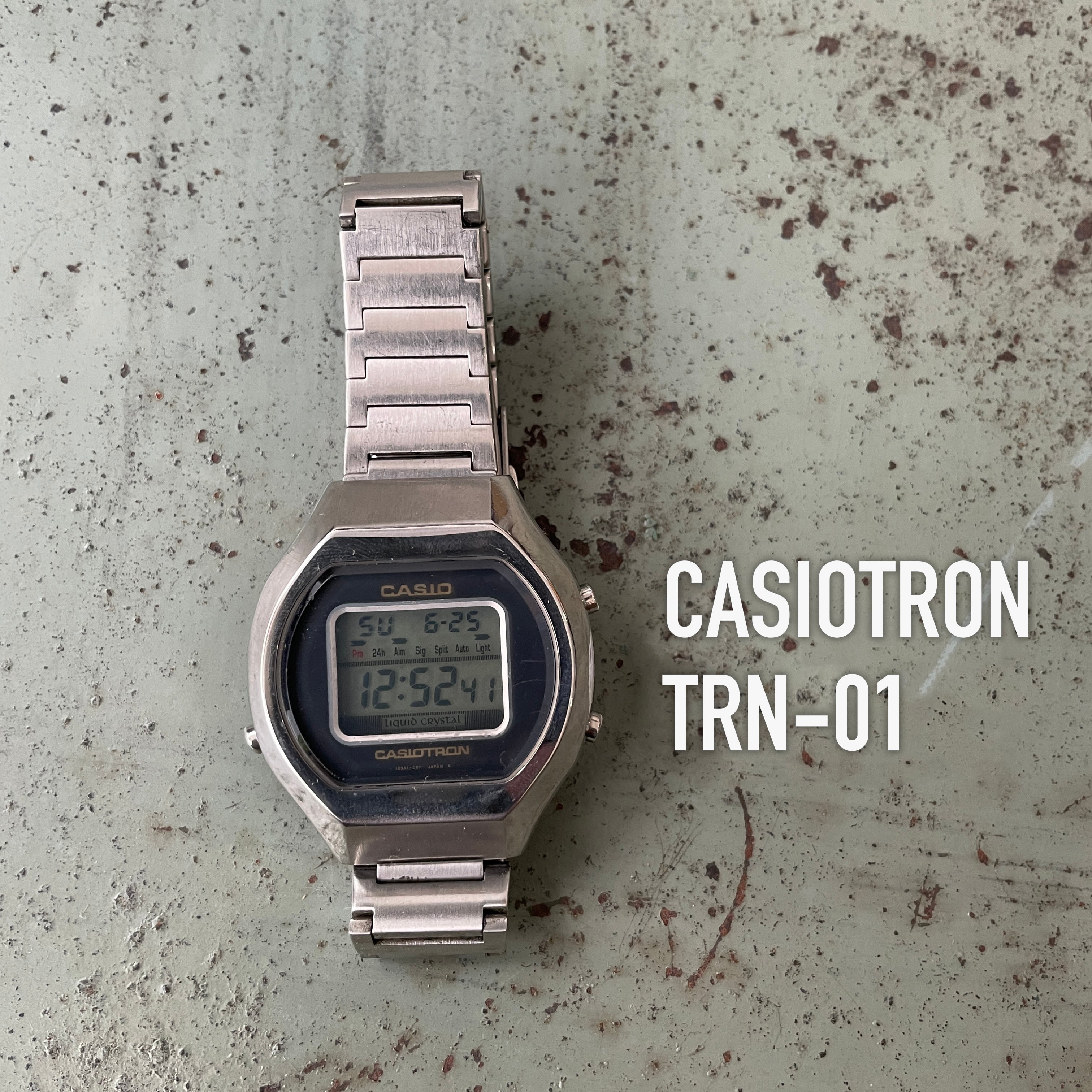 9】【ベトナム直送品】カシオ カシオトロン 腕時計 ヴィンテージ TRN-01 時計 腕時計 ウォッチ ビンテージ雑貨 家と外で