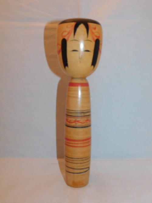 こけし人形 Kokeshi doll（Keihide  Doyou signature）