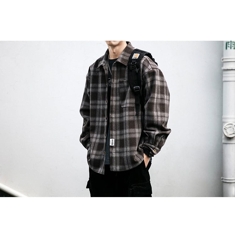 ★THICK BRUSHED CHECK SHIRT　　　32254