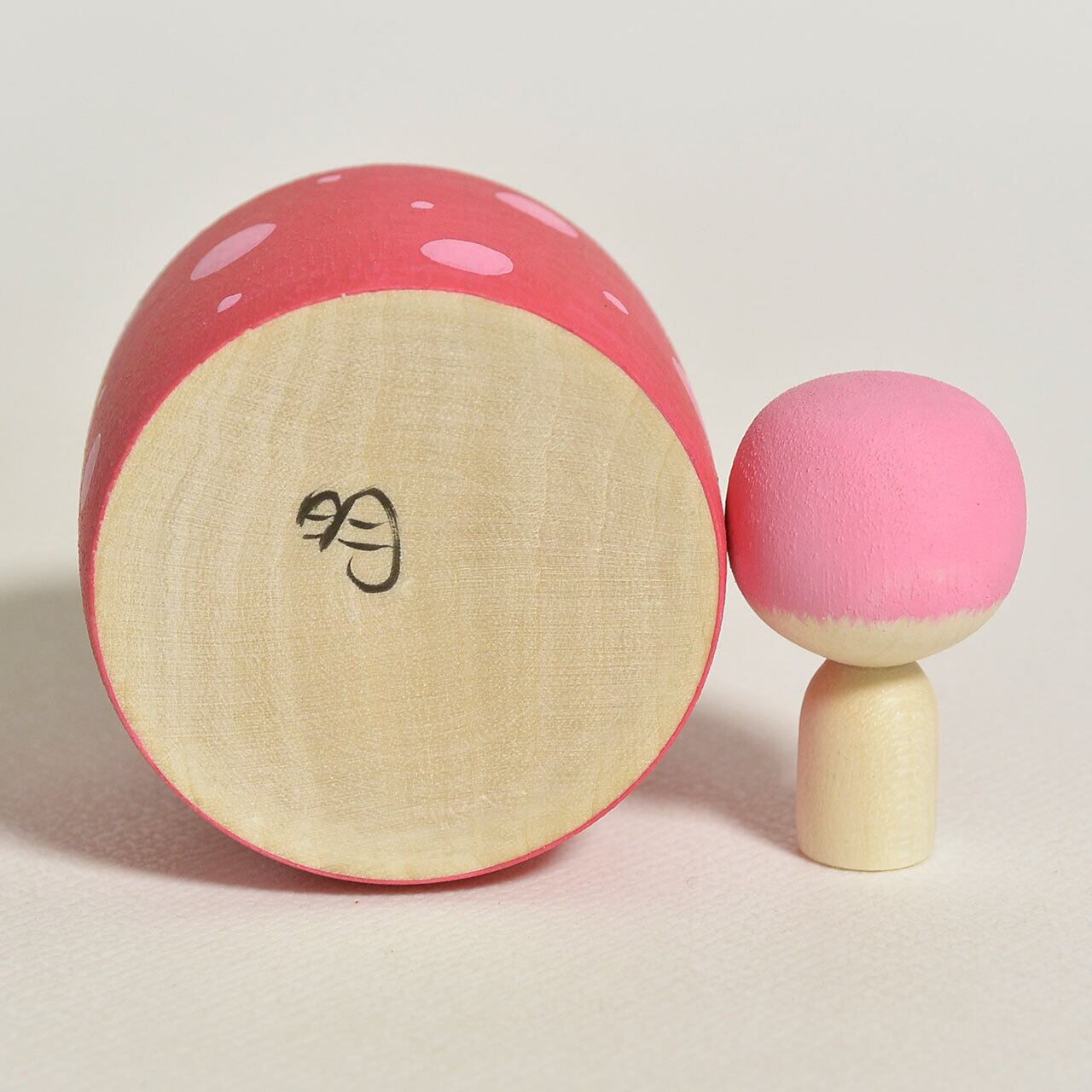 ドットちゃんえじここけし 約1.5寸 約4.5cm 鈴木明 工人（作並系