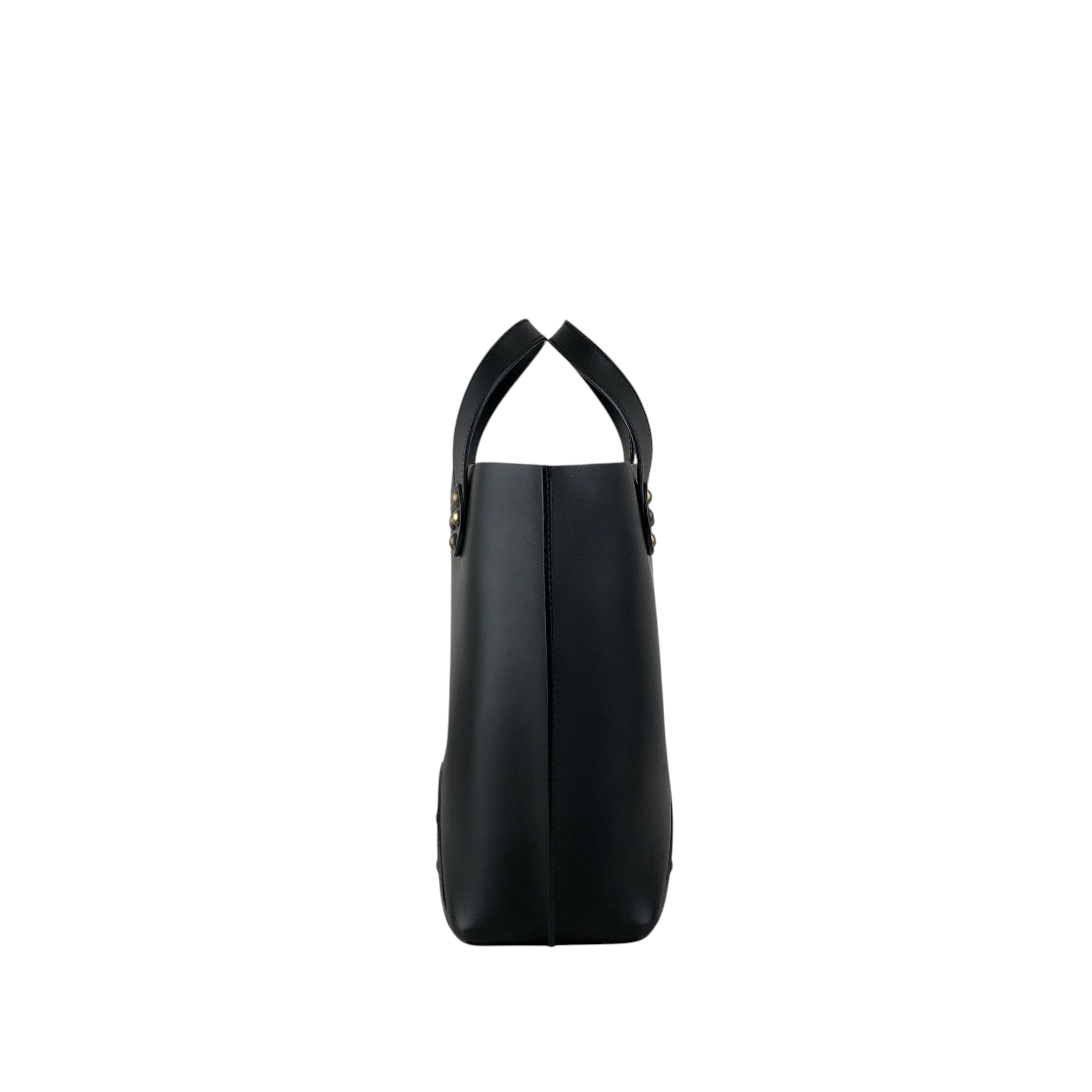 CELINE セリーヌ ハンドバッグ ブラック ブラゾン スタッズ レザー