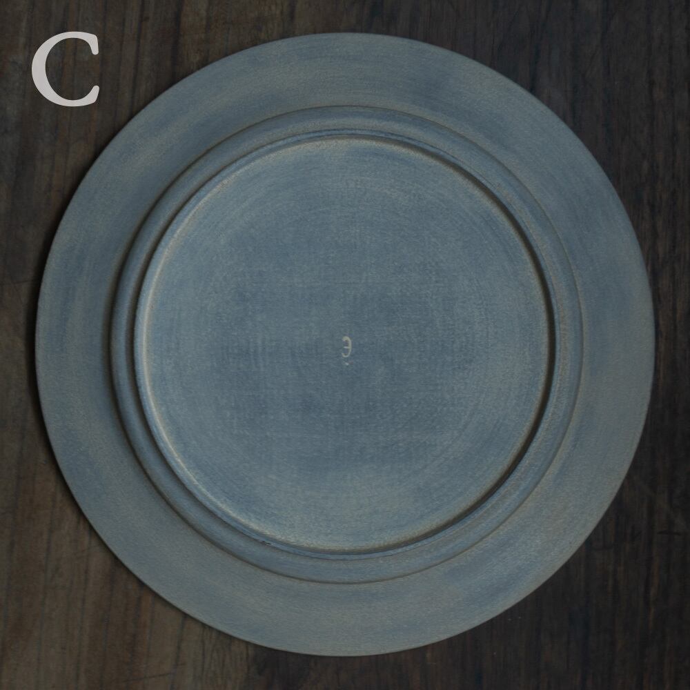 富井貴志 11 白漆リム皿 φ240 | くらしのギャラリー杜の街グレース店