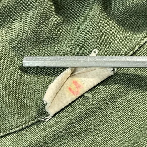 70s アメリカ軍 実物 OG107 ユーティリティシャツ 詳細写真5