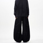 アークシーム バルーン デニムパンツ