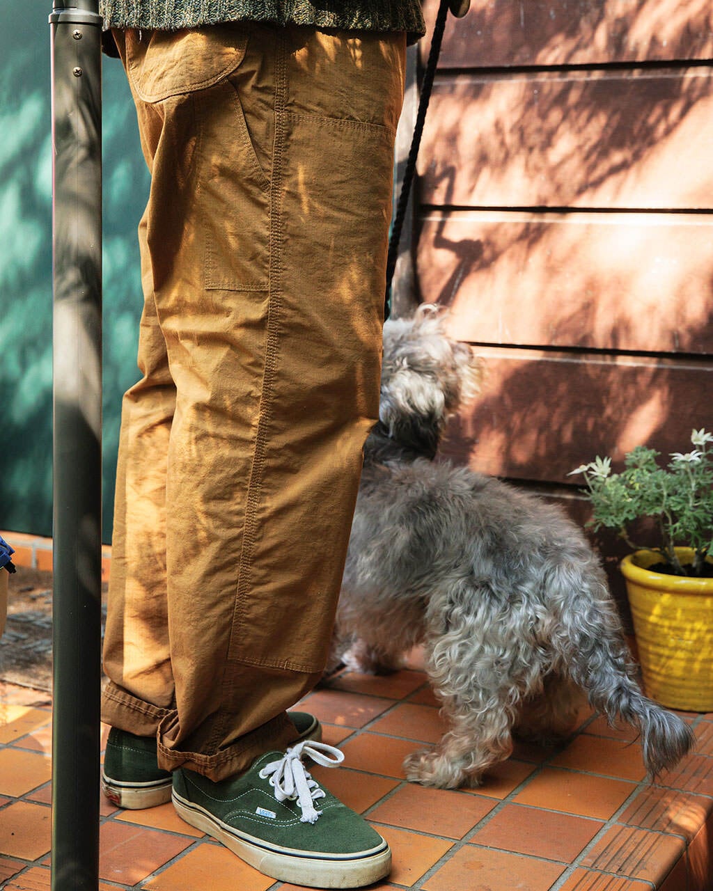 Double Knee Work Pants - Brown