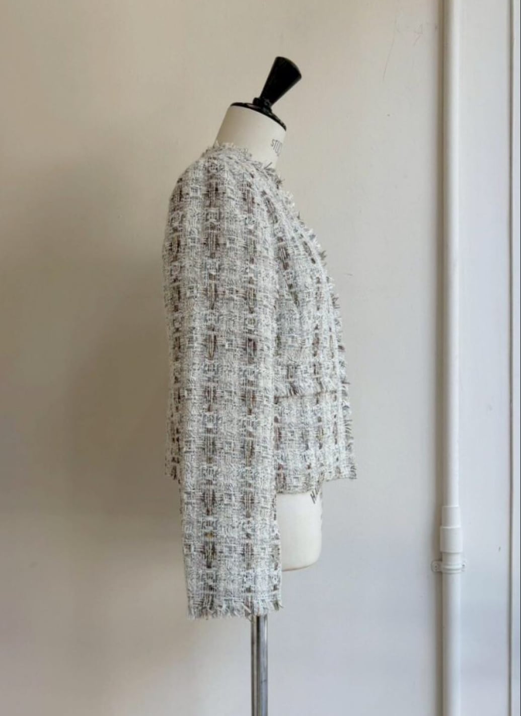 【anana】セットアップ可ラメツイードジャケット a79-032