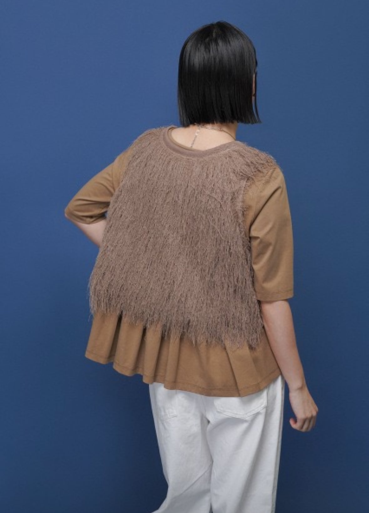 CYAN TOKYO シアン トーキョー  フリルカットポンチョトップス CYAN TOKYO 】- 301092 - フリルカットポンチョトップス | valance