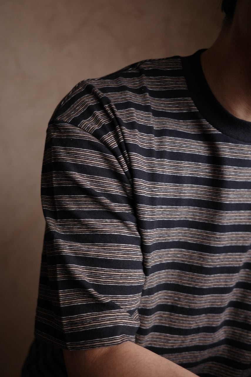 ENDS and MEANS / Horizontal Striped Tee | iremono