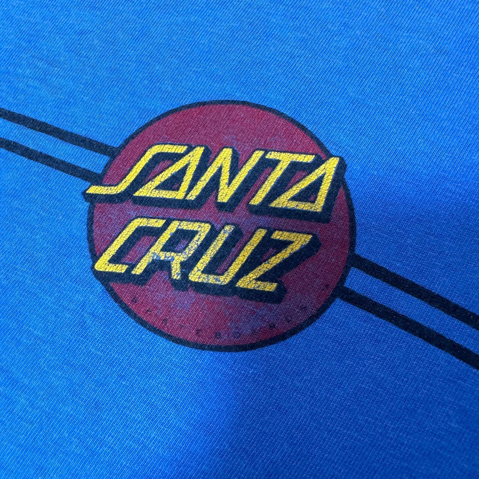 90s SANTA CRUZ Tシャツ フェード Lサイズ サンタクルーズ サークル