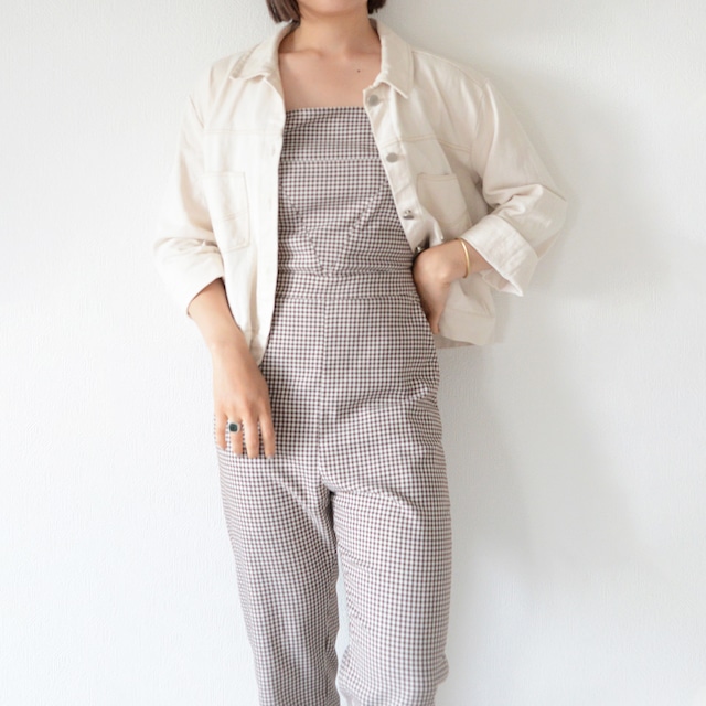 Gingham check Jumpsuit