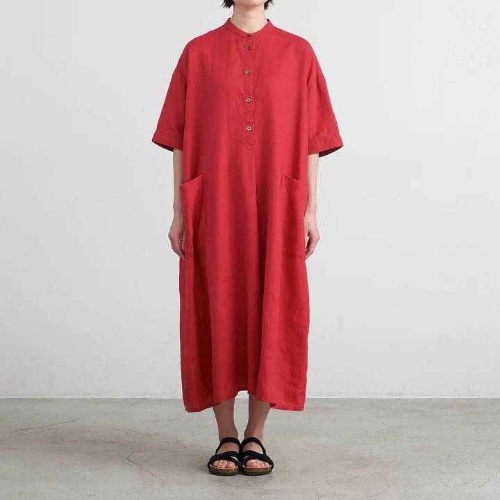 HEAVENLY ヘブンリー レディース ワンピース Linen Bandcollar