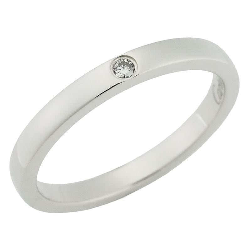カルティエ Cartier フルダイヤモンド ラブ リング #50 K18WG 仕上済 カルティエ Cartier フルダイヤモンド ラブ リング #50 K18WG 仕上済