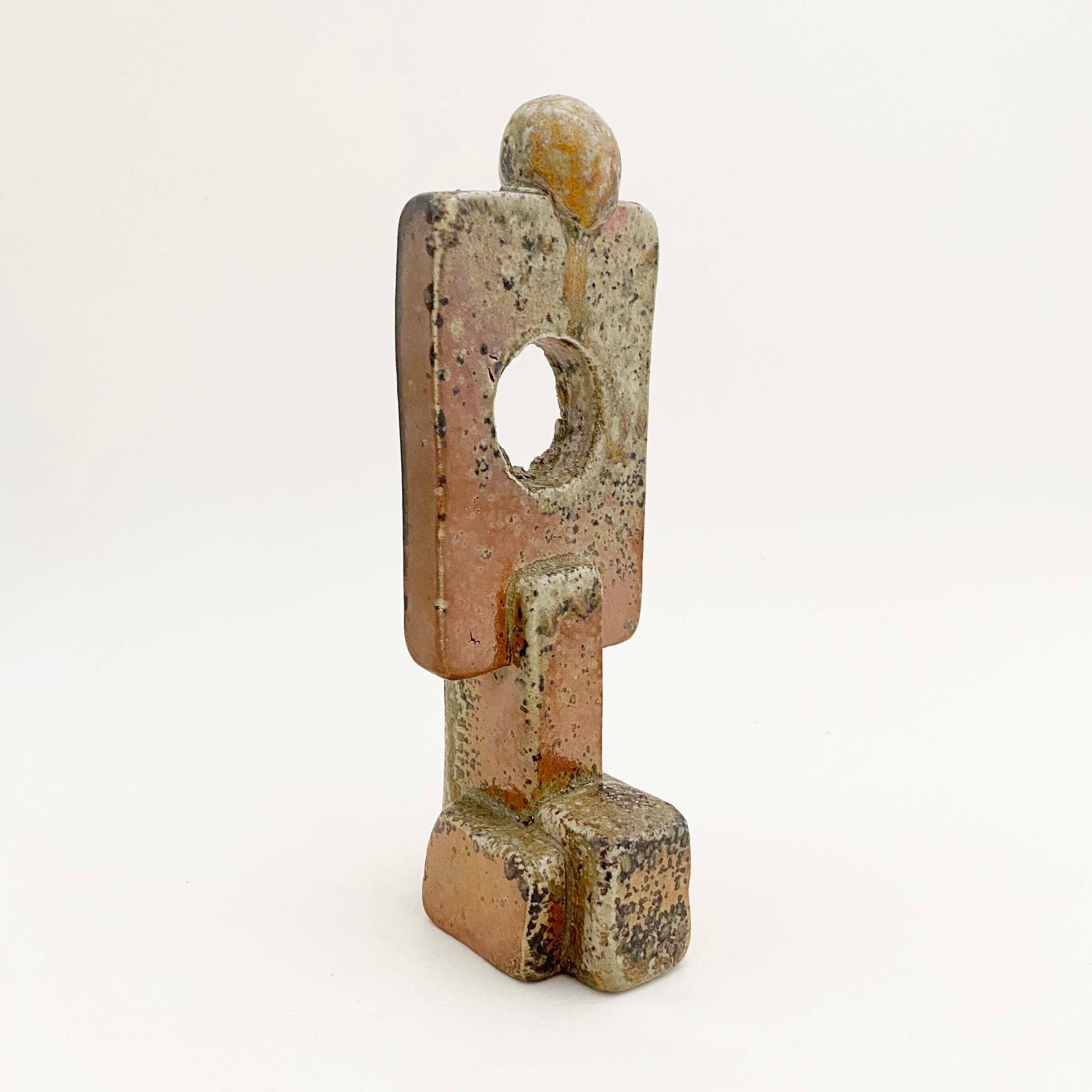 陶器のこけし陶片子（とうへんし）松島朝義作　No.17