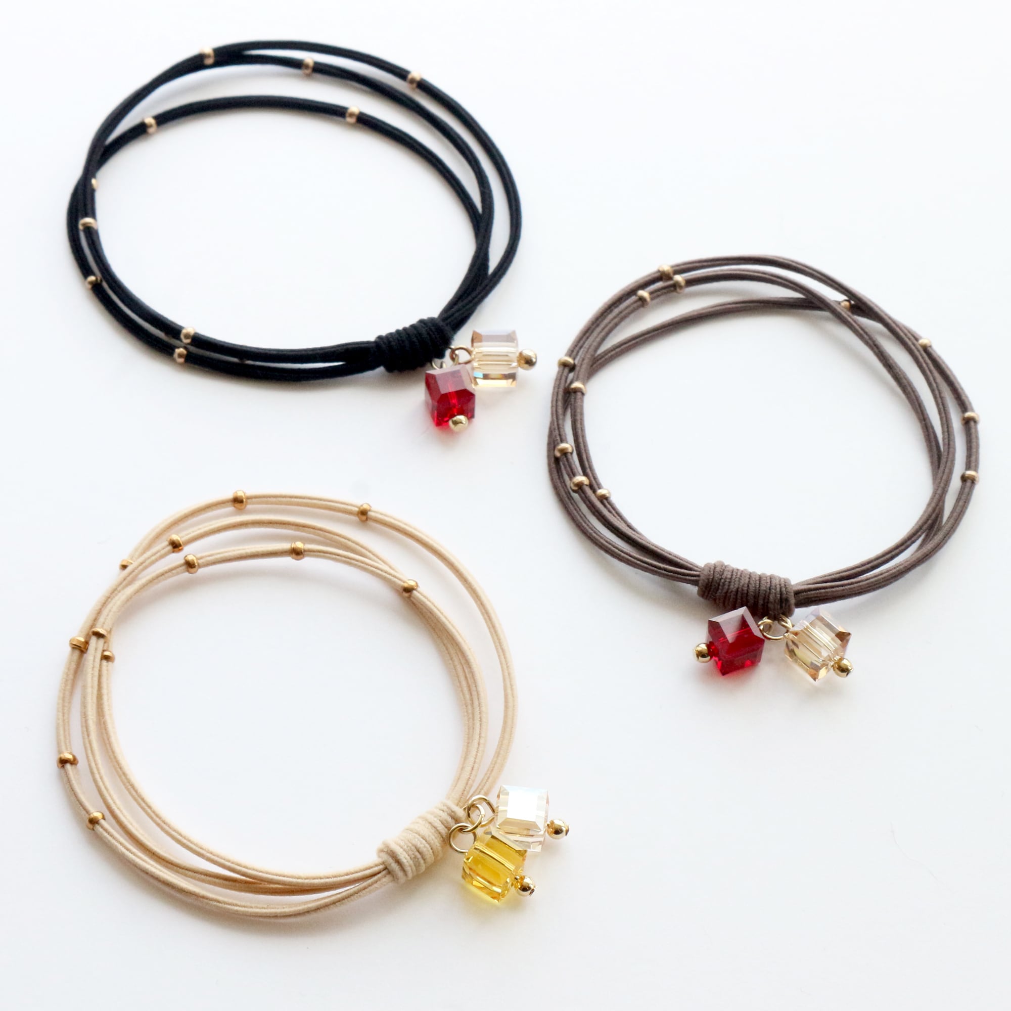 親子お揃い♡simple トリプルリボンのヘアゴム 普段使い・フォーマル