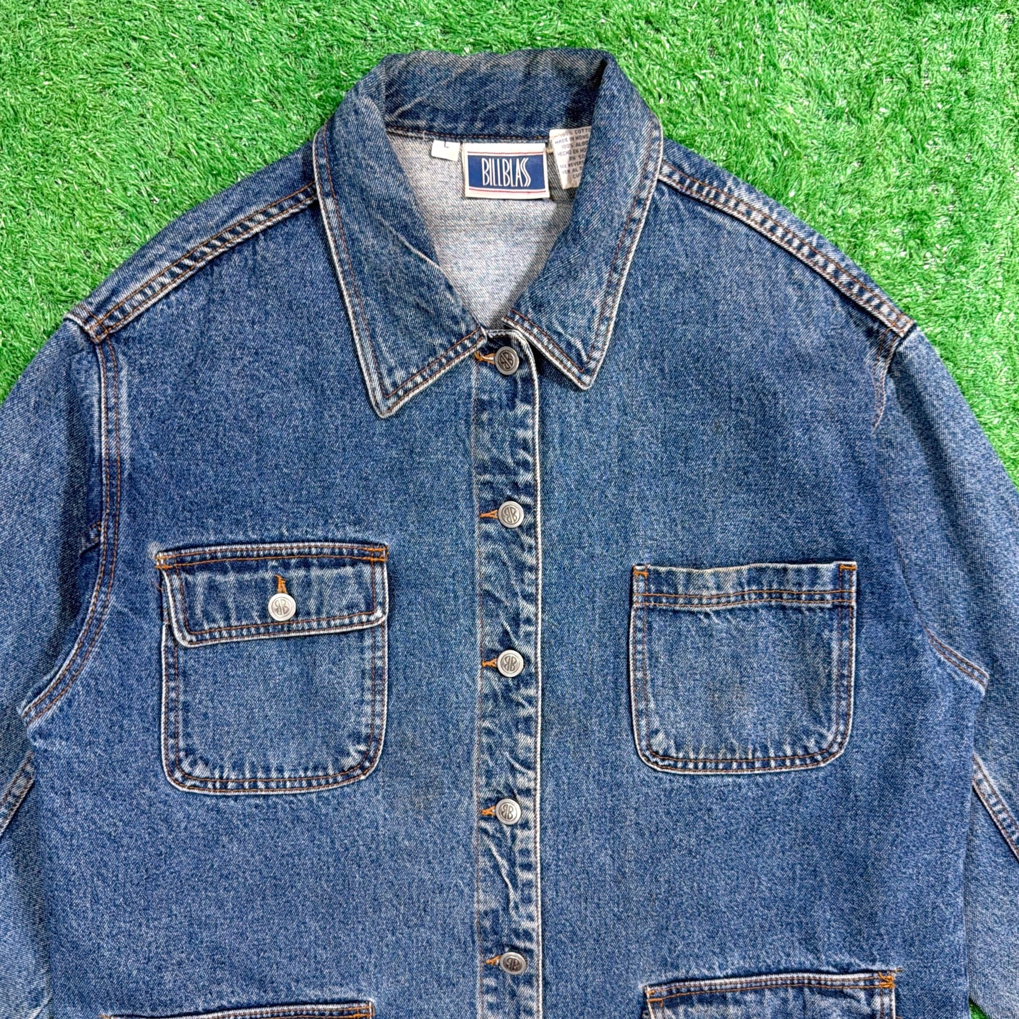 Unisex】90s デニム カバーオール ジャケット / 90年代 古着 デニム