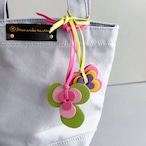 【各1点商品チャーム】パンジー&クローバー バッグチャーム