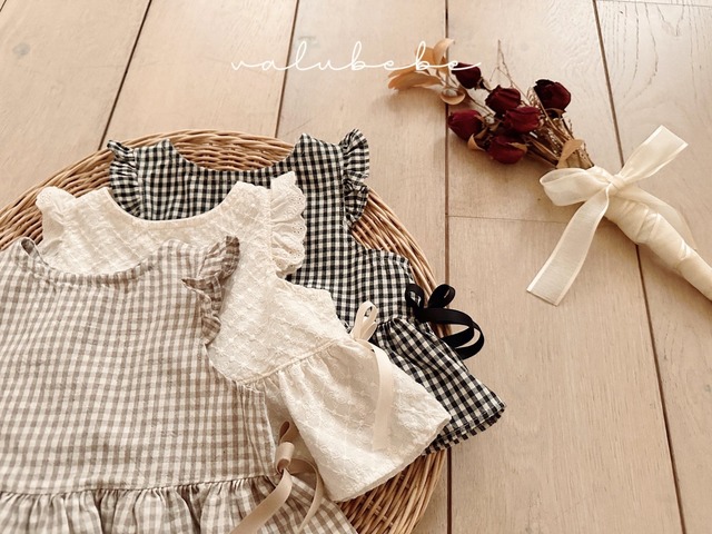 【即納】valubebe/Lena frill vest