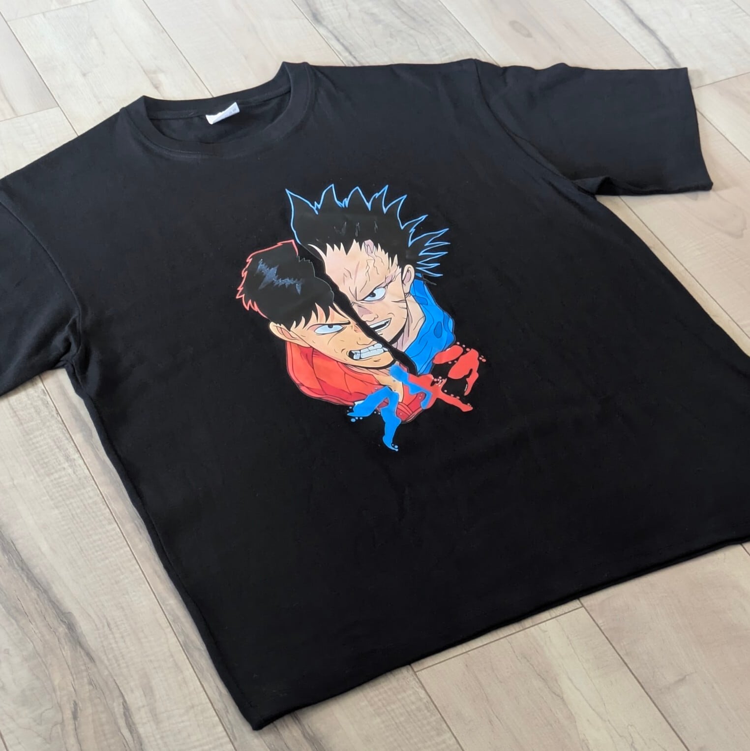 AKIRA ( アキラ ) 】『金田 / 鉄雄 アキラ』Tシャツ BLACK / 映画T