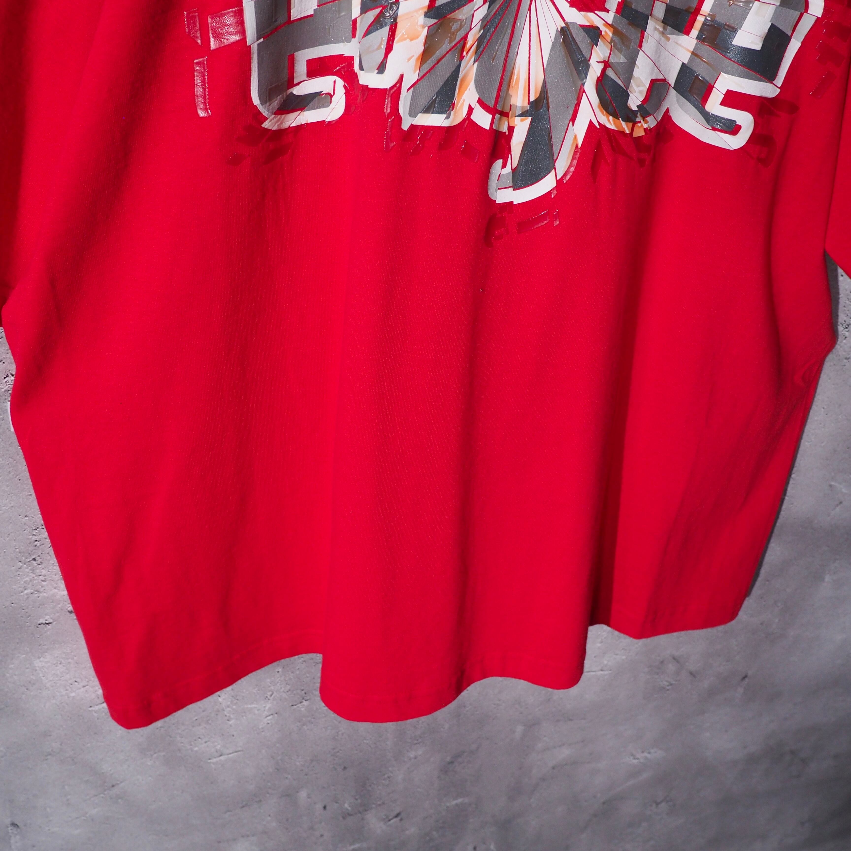 " Special - Made in USA " ” enyce ” Crash logo Printed vintage loose Tee
