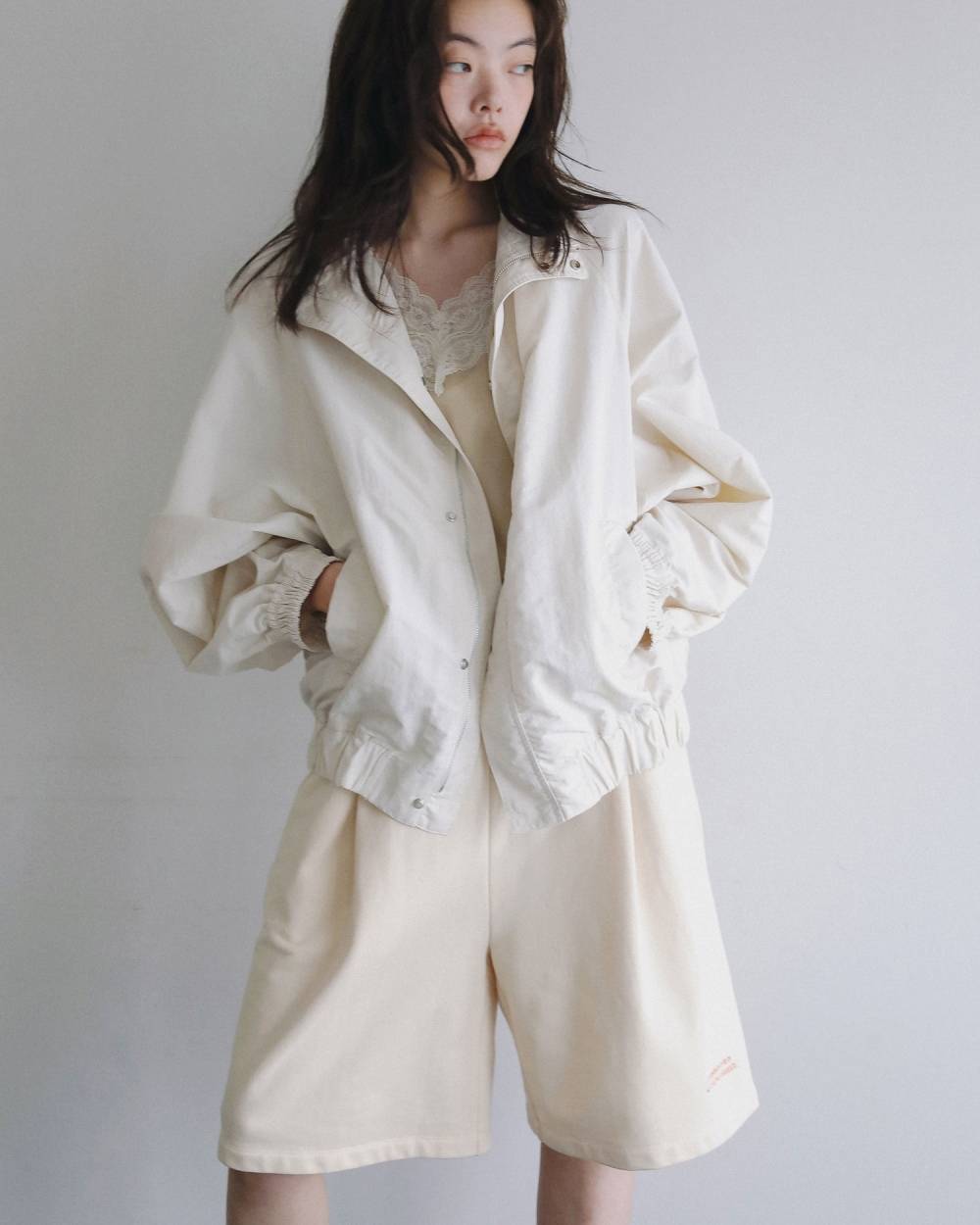 anuke 】Standcollar Zip Blouson | valance 福井｜レディース