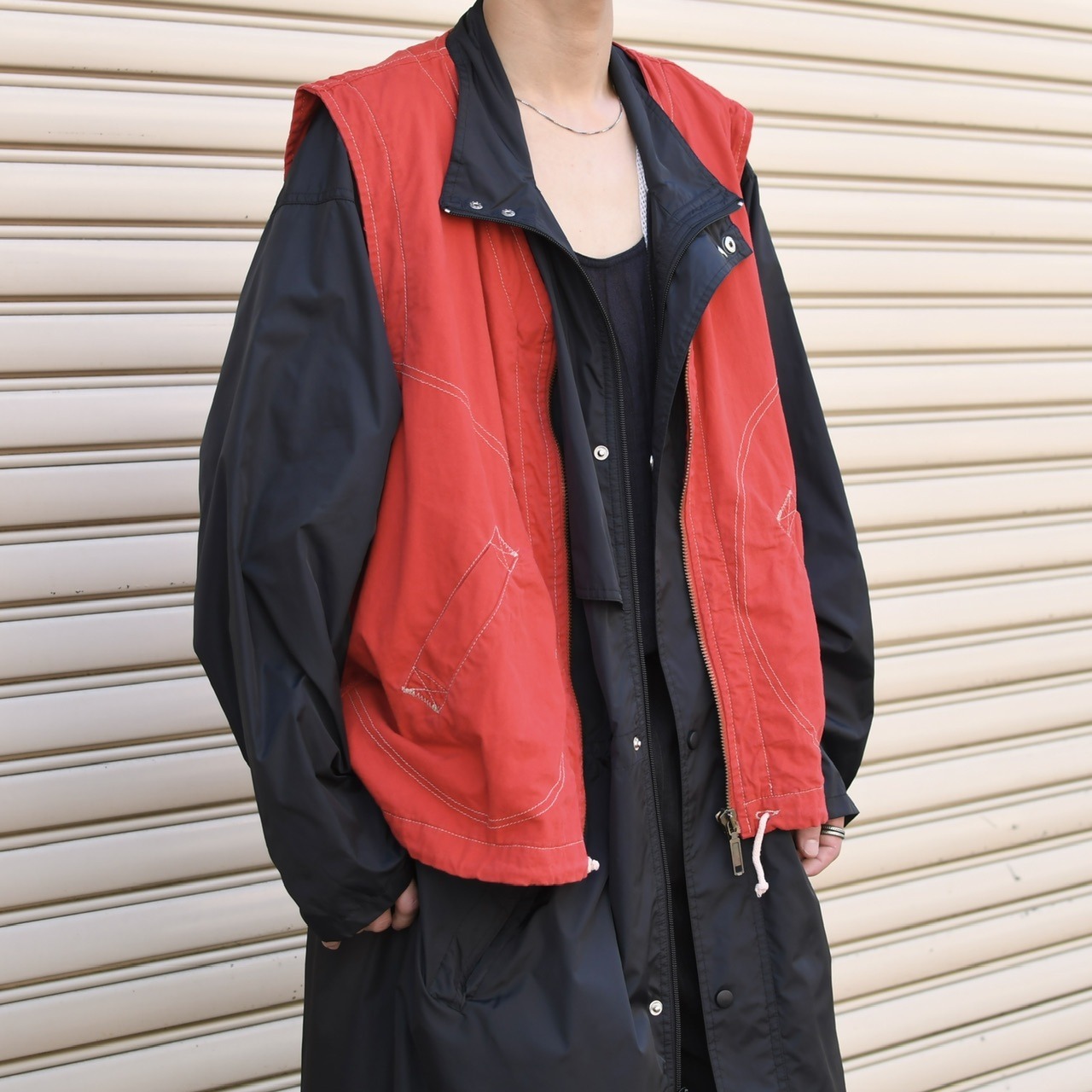 WOOLRICH nylon long coat