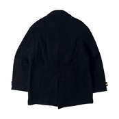Karl Helmut カールヘルム 金ボタン ペンギンボタン メルトンウール ダブルコート サイズL/ブラック