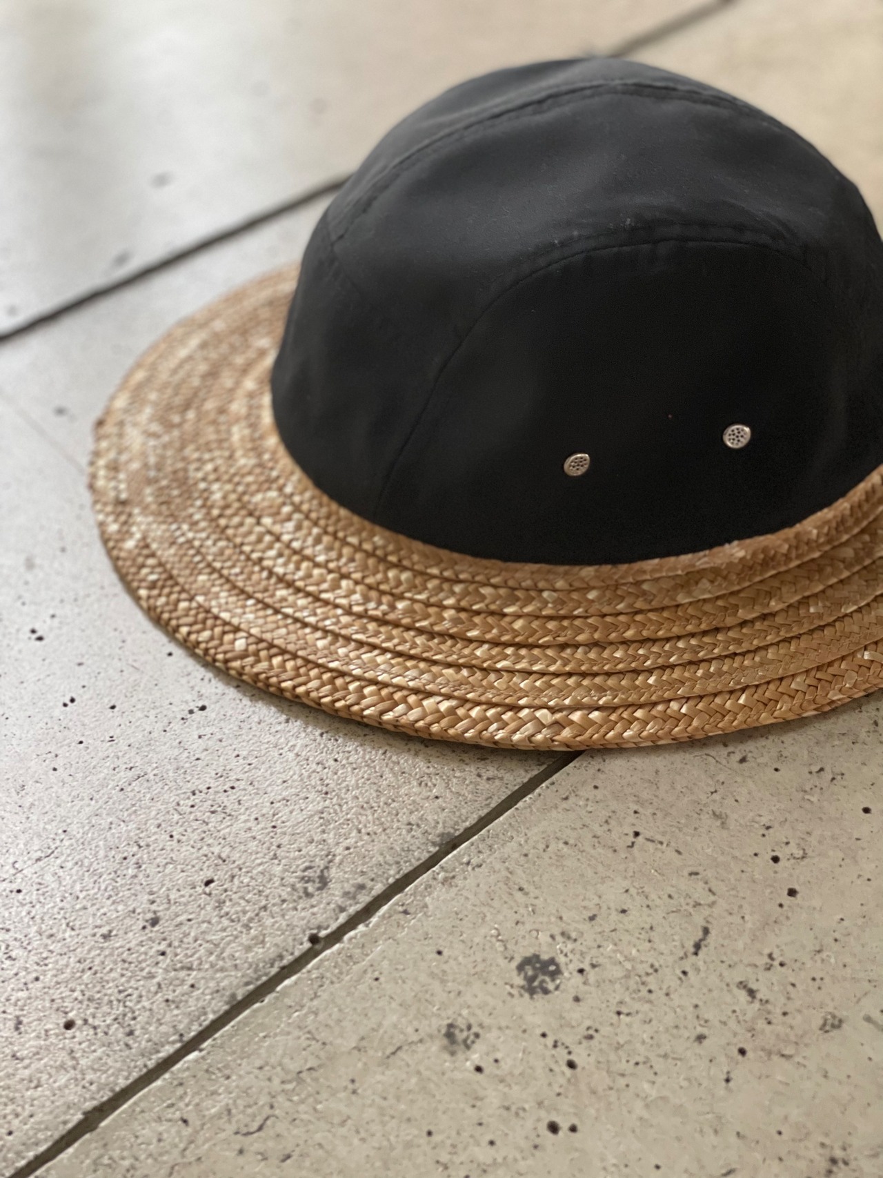 コラボ《 5panelカンカン帽子 》　石田製帽様