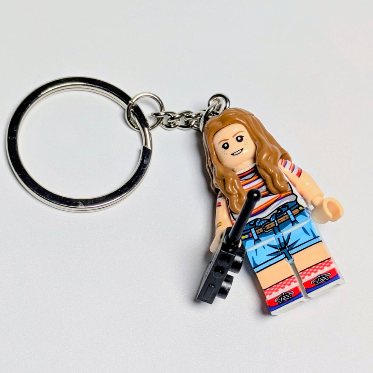 1月下旬再入荷予定!☆ブロックフィギュアキーホルダー☆【 Stranger Things / ストレンジャーシングス 】 マキシーン・メイフィールド / マックス 〚アメリカン雑貨 アメトイ〛