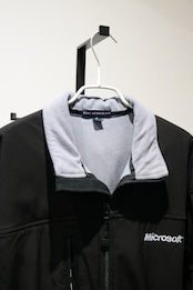 Microsoft logo design fleece lining jacket