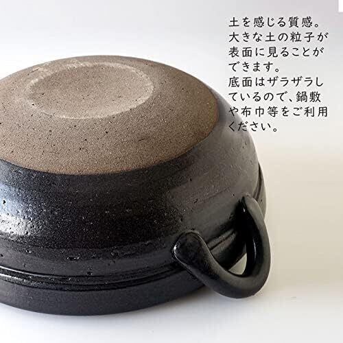 萬古焼　土鍋 土鍋 8号 直火専用 備前風 金彩土鍋 2〜3人用 萬古焼 | みのさらら