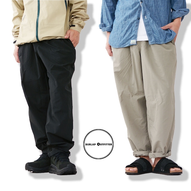 BURLAP OUTFITTER [バーラップアウトフィッター] TRACK PANT [BO060071] トラックパンツ・ナイロンパンツ・速乾性・UVカット・アウトドア・キャンプ・MEN'S [2024SS]