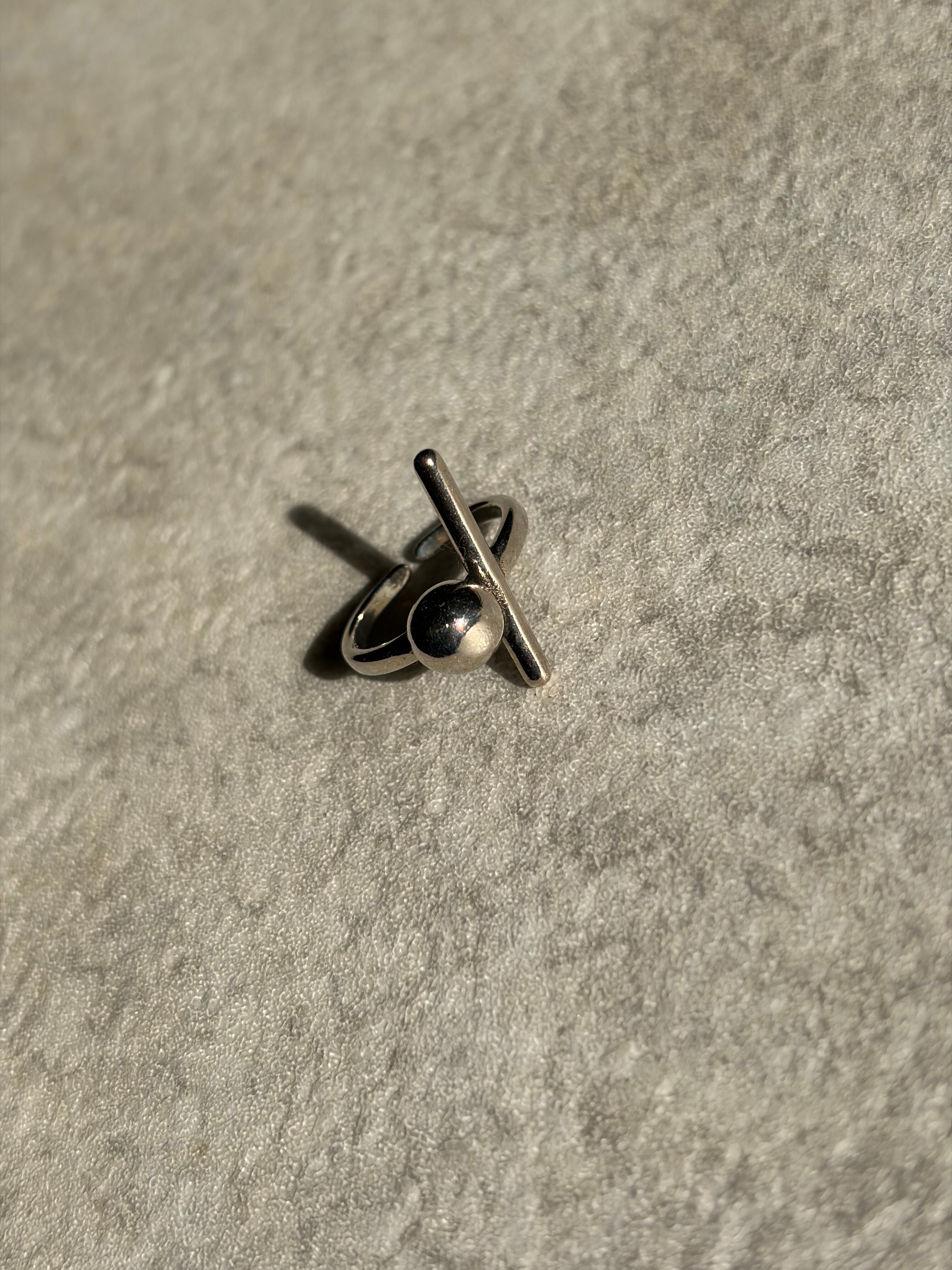 在庫限り】プロビデンスの目 ピラミッド リング メンズ ストーンアイ