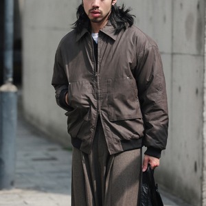 フェイクスウェード・ボンバージャケット K5441