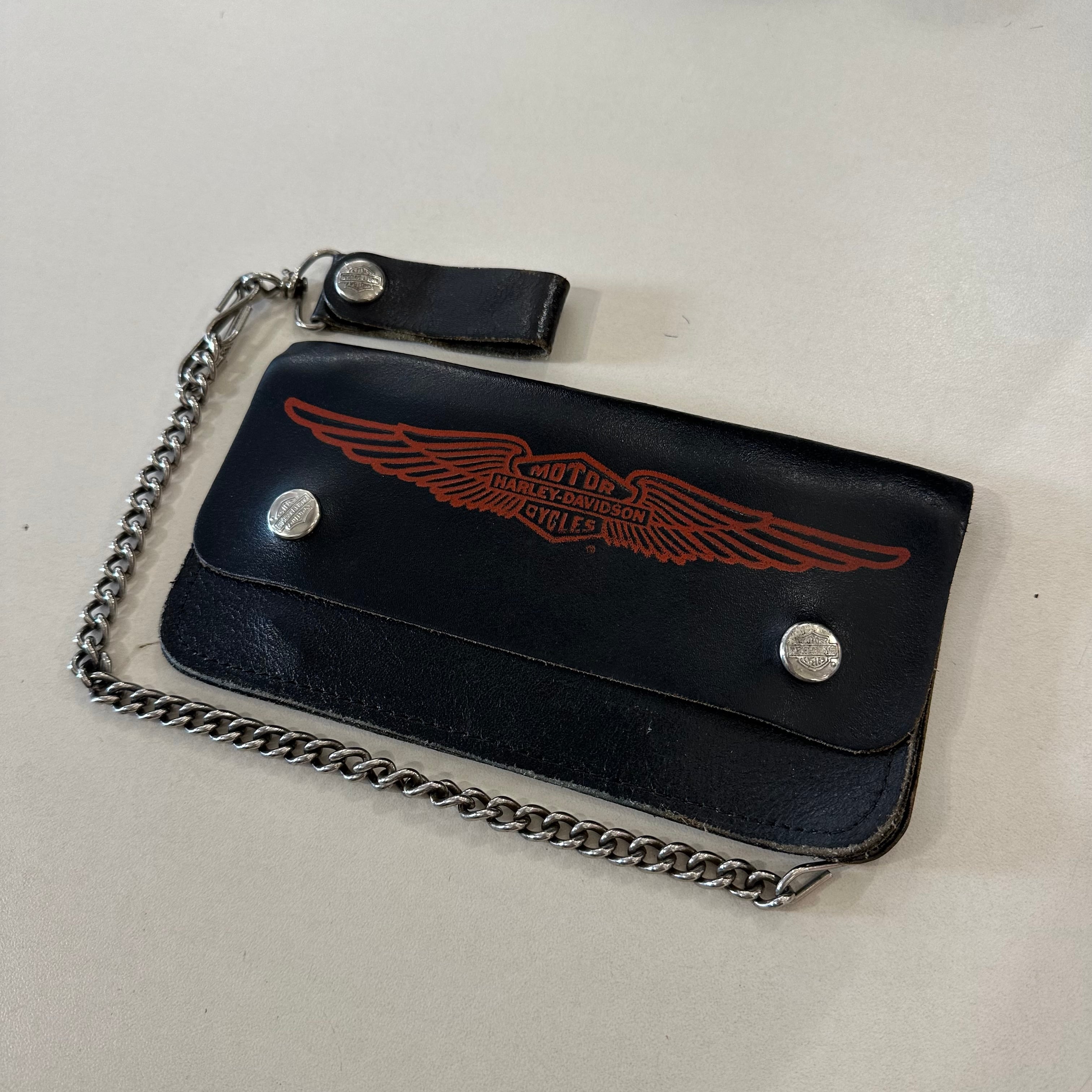 80s HARLEY DAVIDSON LEATHER WALLET | BerBerJin Yuhodo