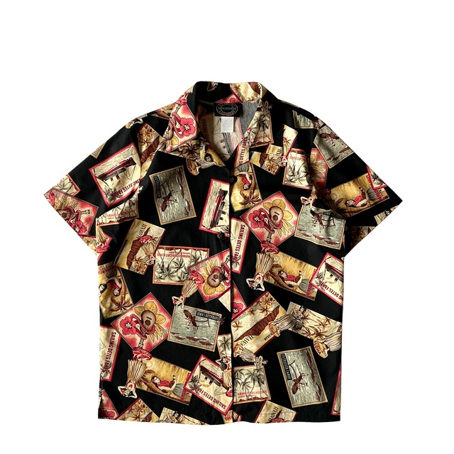 Lady's USEDアロハシャツ / Hawaiian Reserve Collection / size S