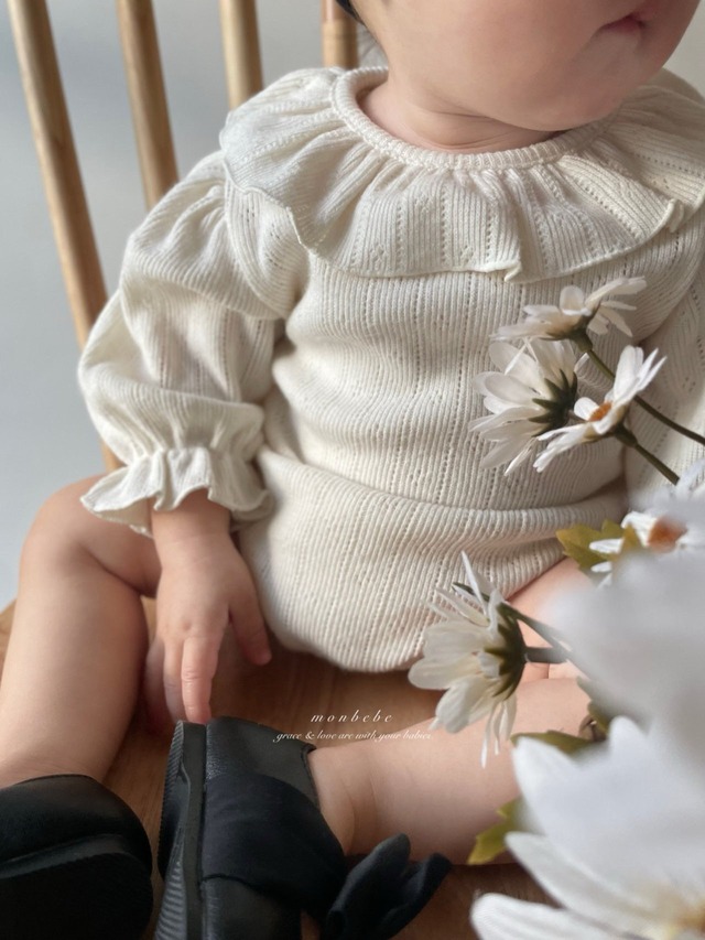 【ﾗｽﾄ1点/即納】monbebe / joy frill suit