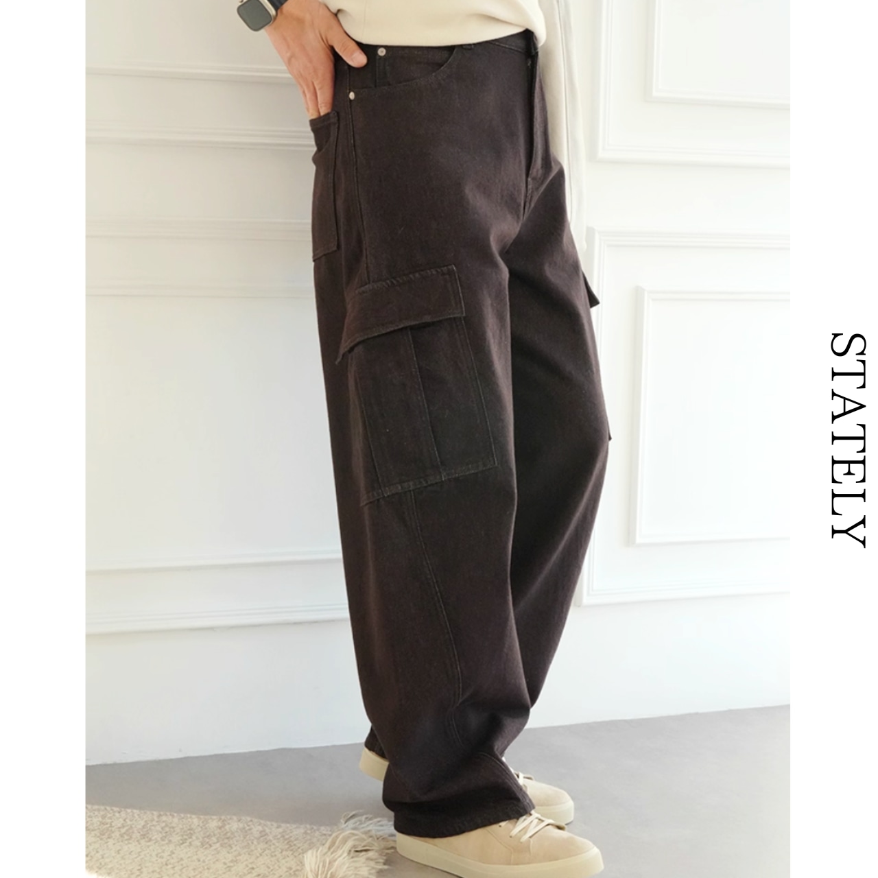 Heavy Cotton Cargo Pants_B76・画像6