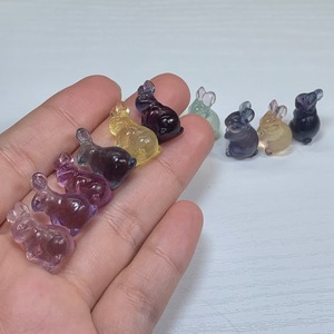 4.フローライトうさぎさん大家族セット