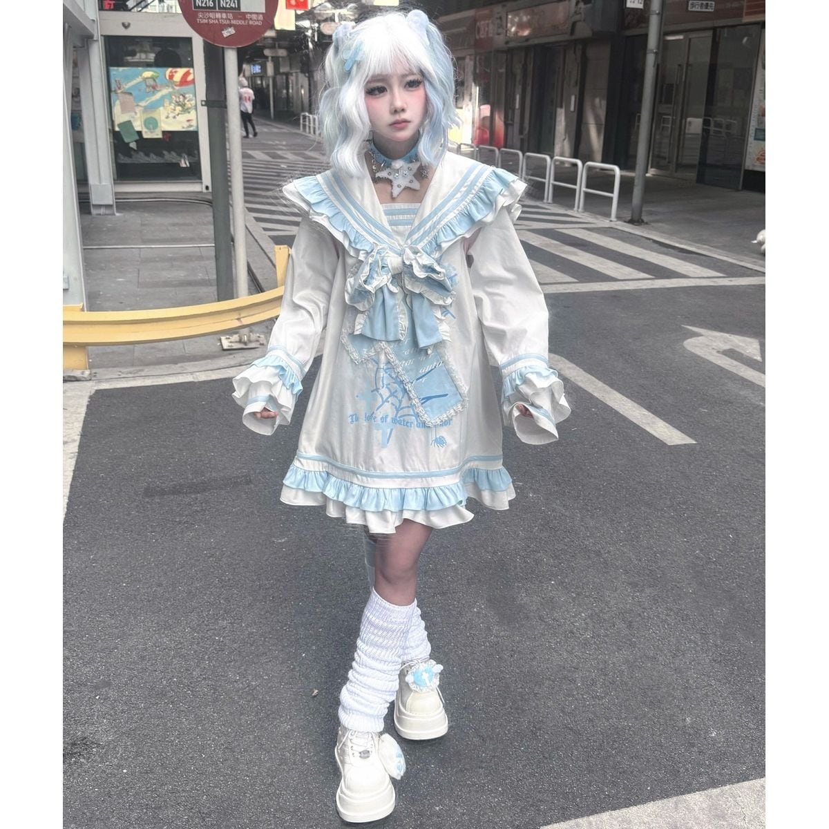 リボン天使様　完成品 天使界隈フロントリボンワンピース | Maiden's Rêve