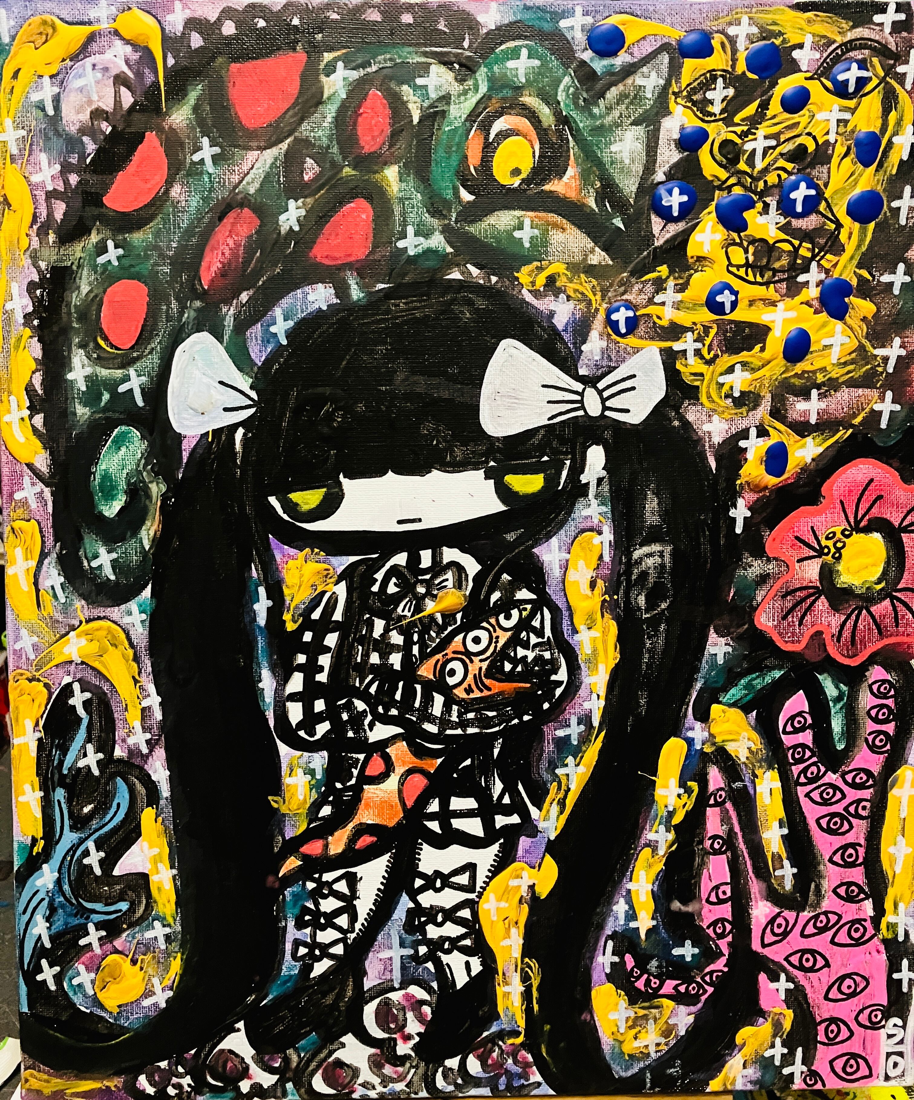 病み子キャンバスアート⑤ 病み子キャンバスアート② | 怪奇絵 翔屋