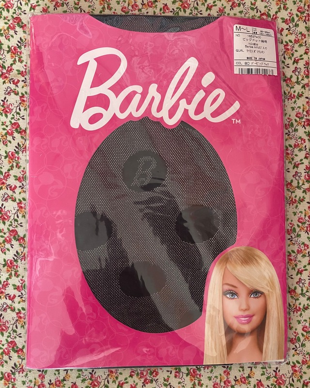 Barbie big dot mesh tights