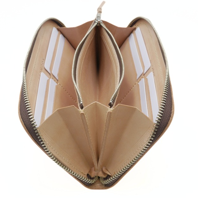 フラワー柄のラウンドジップウォレット LP2000-RME