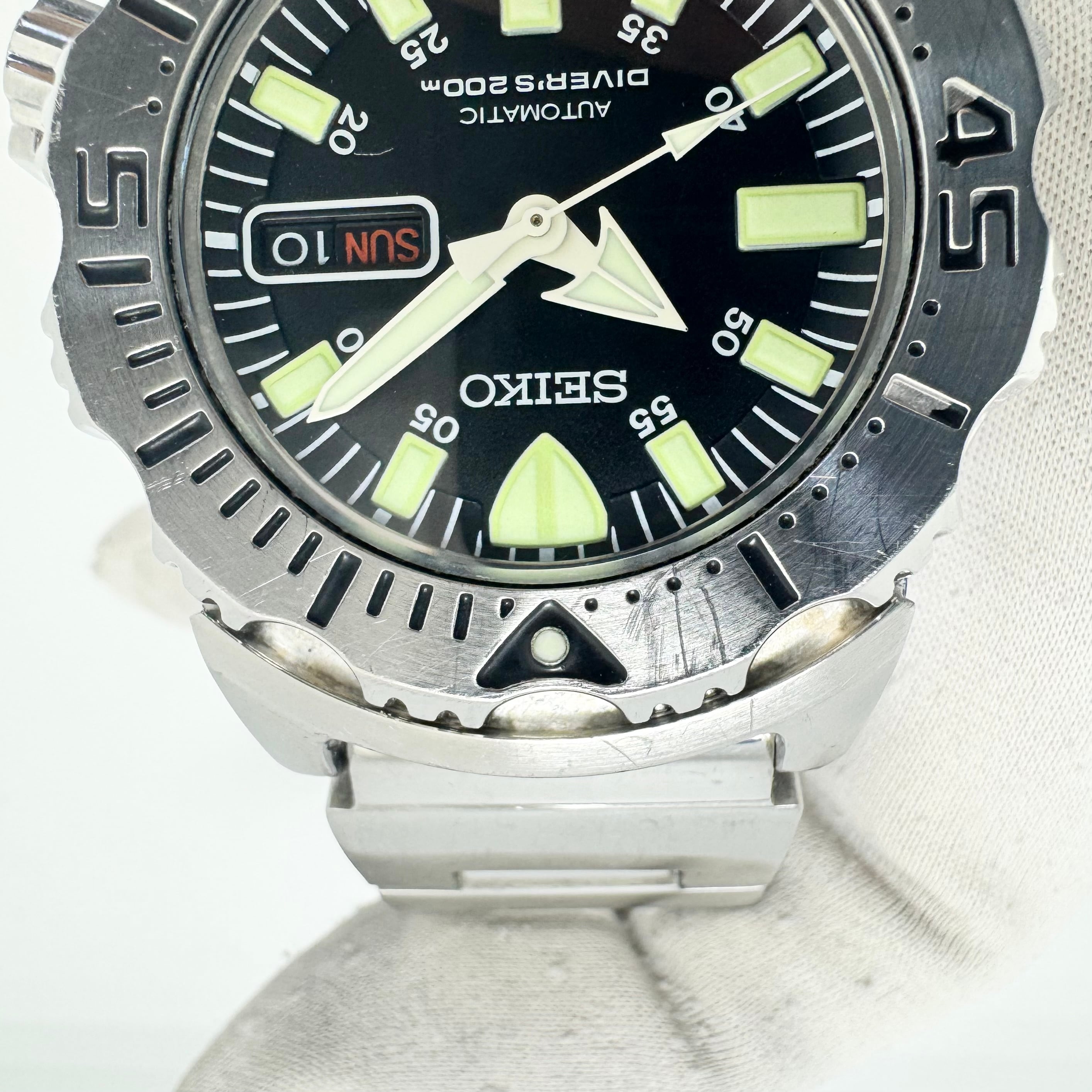 希少】腕時計 メンズ セイコー SEIKO ブラックモンスター SKX779 7S26
