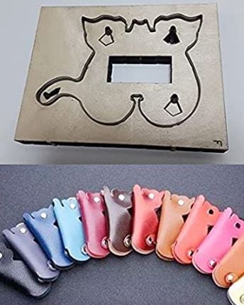 縫い穴付きミニチュア 靴型の抜き型 パンチ型紙レザークラフト