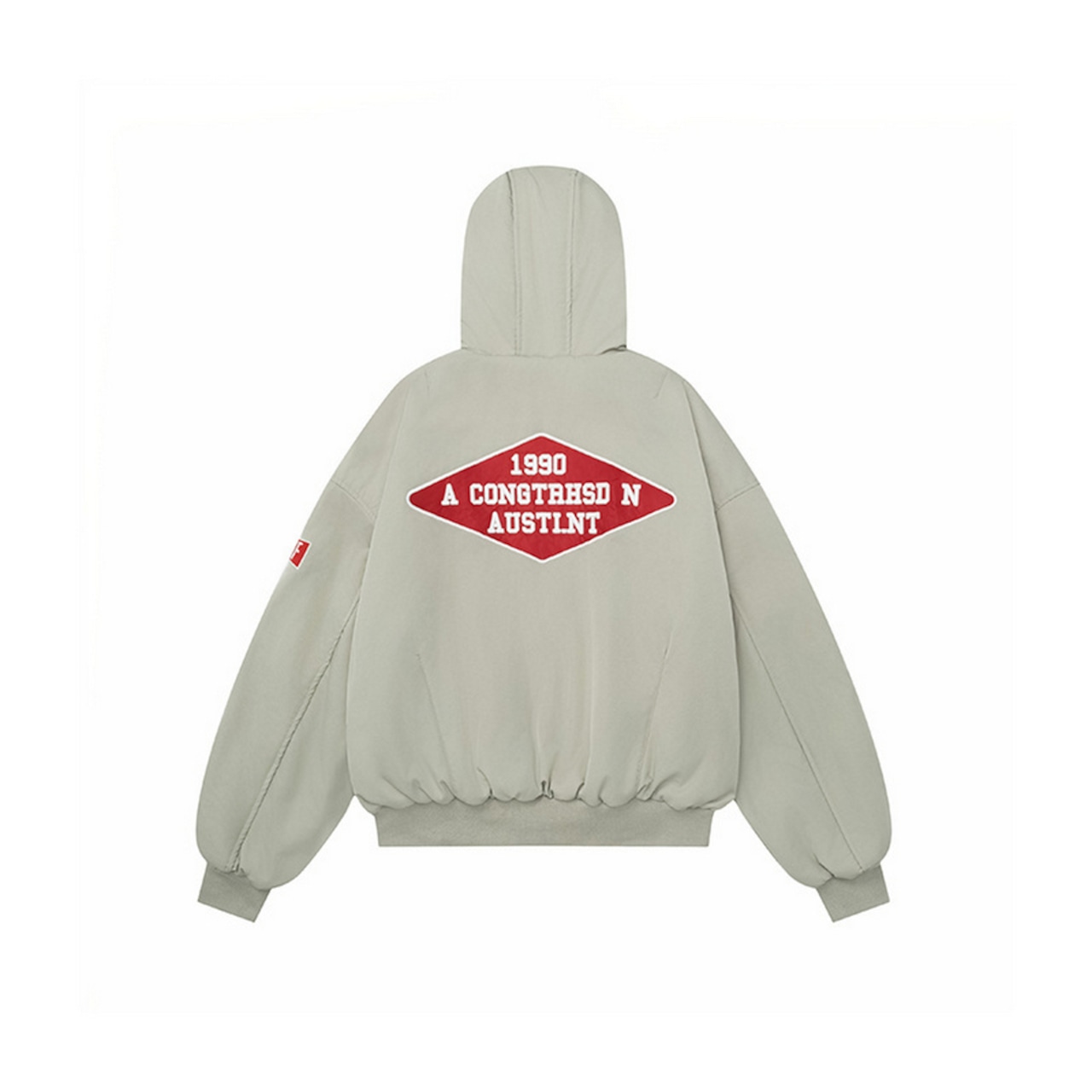 VINTAGE ストリート リバーシブル刺繍ジップパーカー T2011