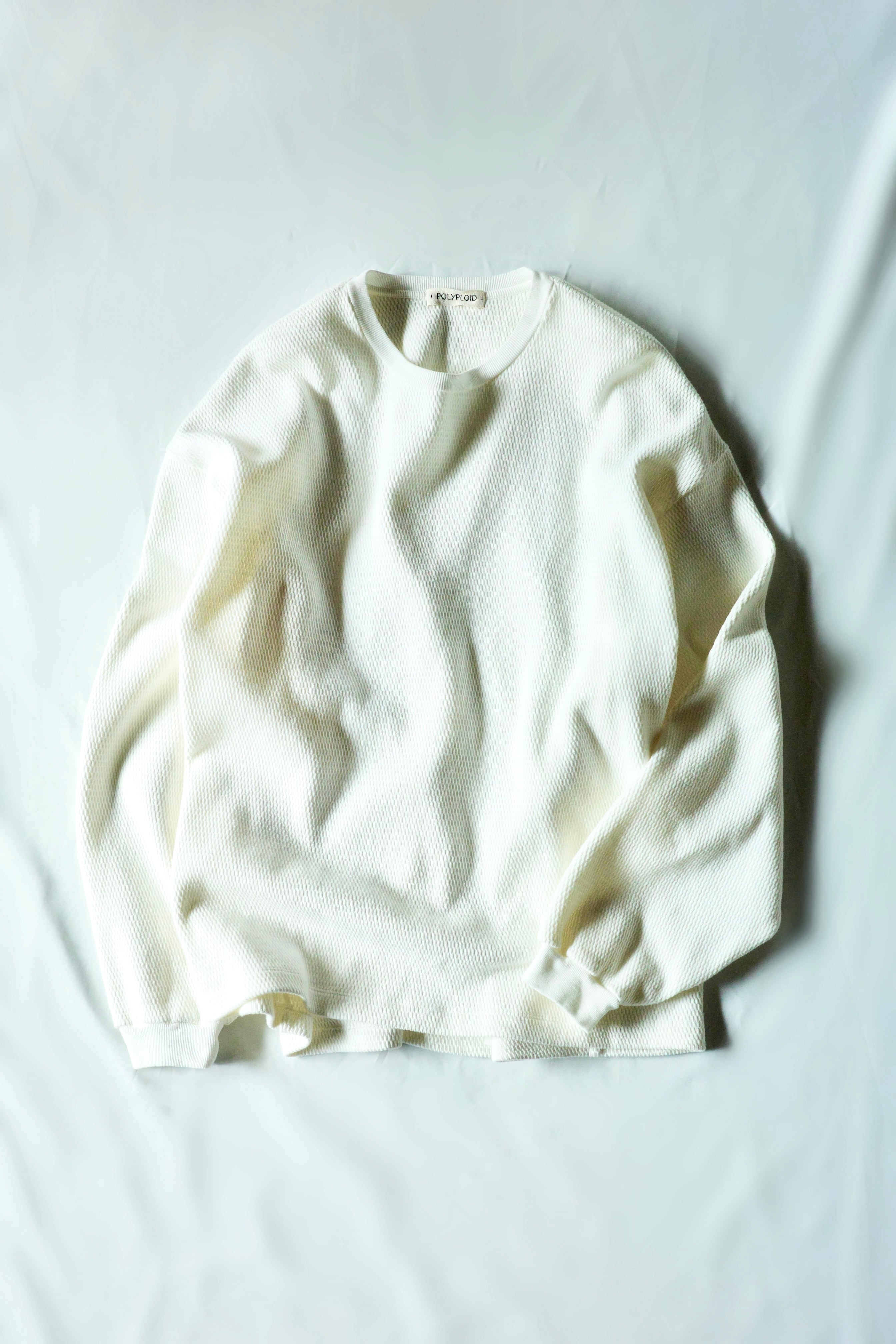 POLYPLOID【OVERSIZE LONGSLEEVE C -WHITE-】